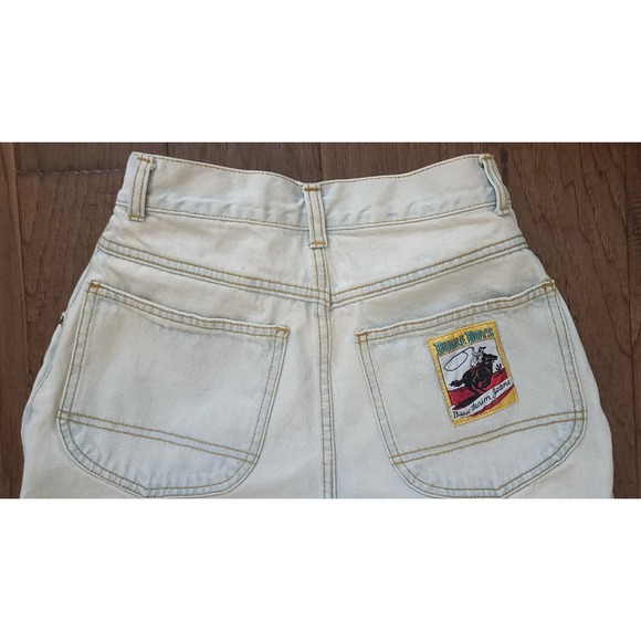 VGT Bugle Boy Acid Wash High Waist Tapered Basic Denim Jeans Sz 9 25x31 Women's - Picture 5 of 5